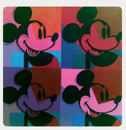 Andy Warhol, Mickey Mouse