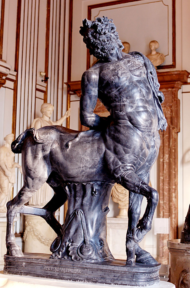 Aristeas et Papias, Le Vieux Centaure, Ier-IIe siècle ap. J.-C., Rome, Musei Capitolini / https://fr.wikipedia.org/wiki/Centaures_de_Furietti