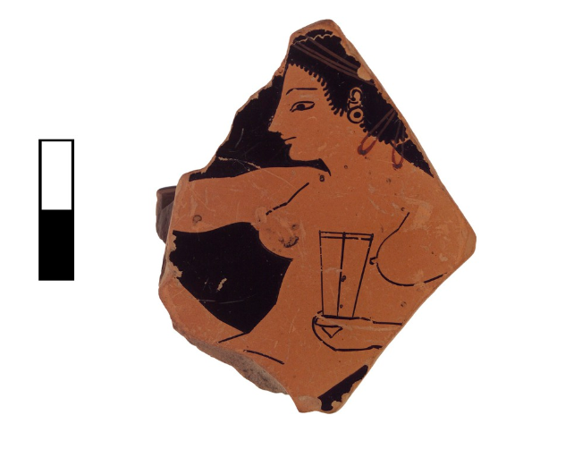 Fragment de kylix à figure rouge, 6ème siècle av. JC