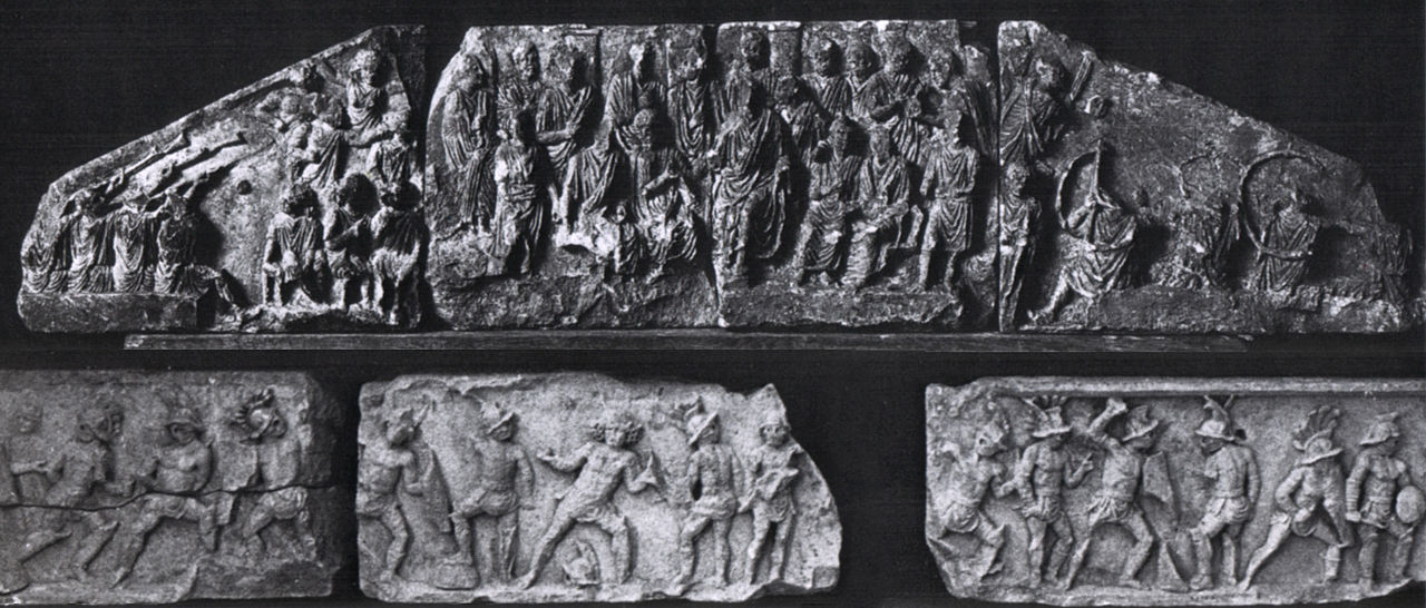 Monument funéraire de Lusius Storax, 30-50, Musée achéologique La Civitella, Chieti. 