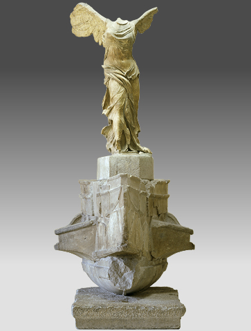 Victoire de Samothrace, vers 220-185 av. J.-C., marbre, H. totale : 5,57, Paris, musée du Louvre - http://musee.louvre.fr/oal/victoiredesamothrace/victoiredesamothrace_acc_fr_FR.html